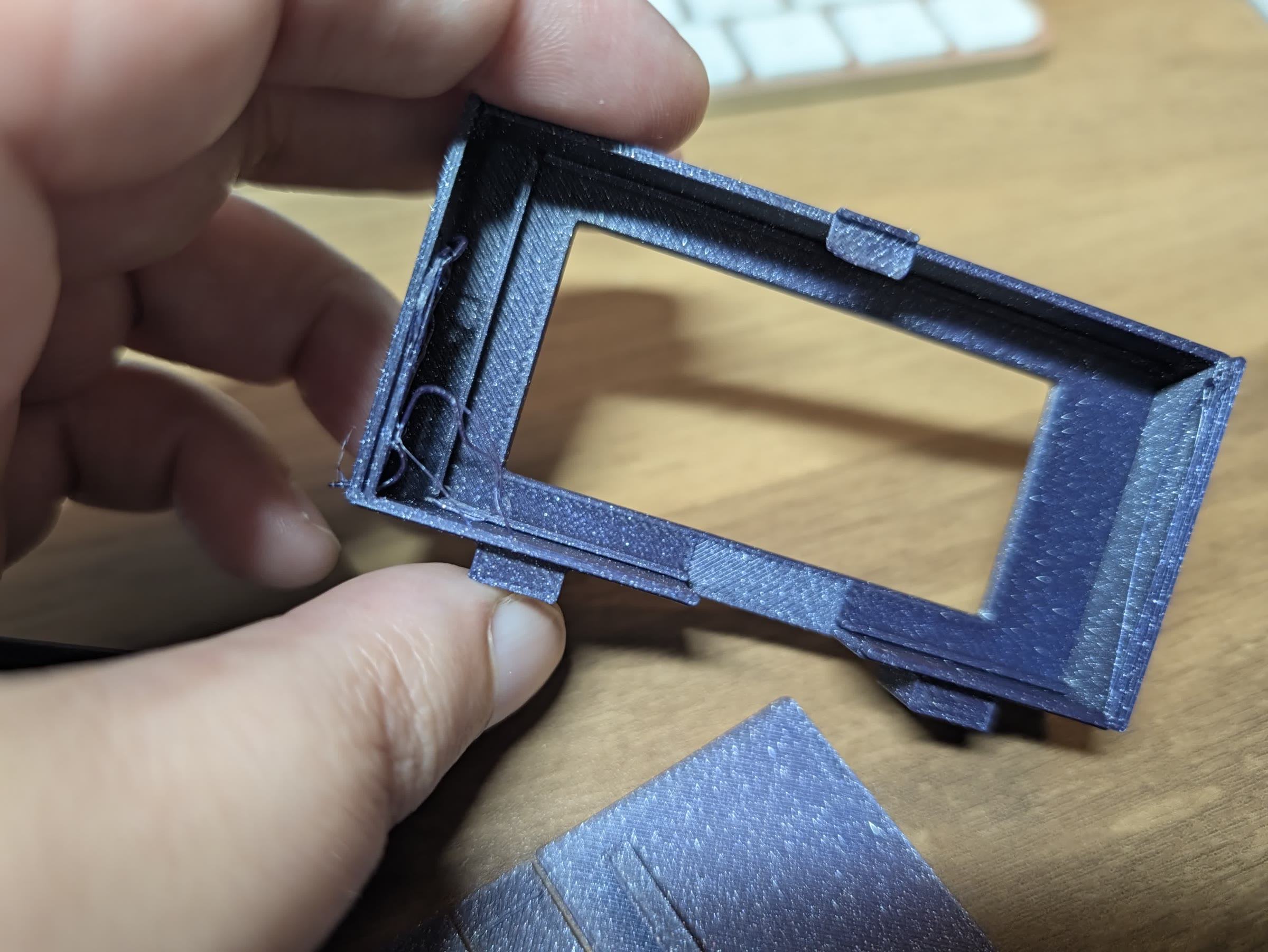 Failed unsupported geometry from the second enclosure print